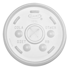 DCC12SL - Dart® Plastic Lids for Foam Cups, Bowls & Containers