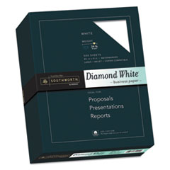 SOU3122410 - Southworth® 25% Cotton Diamond White® Business Paper