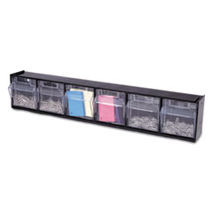 DEF20604OP - deflecto® Tilt Bin® Interlocking Multi-Bin Storage Organizer