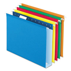PFX4152X2ASST - Pendaflex® Extra Capacity Reinforced Hanging File Folders with Box Bottom