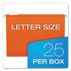 PFX4152X2ORA - Pendaflex® Extra Capacity Reinforced Hanging File Folders with Box Bottom