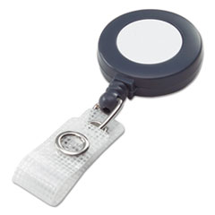 GBC50573 - GBC® BadgeMates™ Plastic Retractable Name Badge Reel with Snap Closure