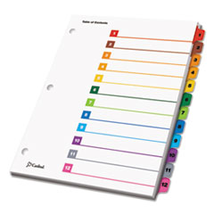 CRD61218 - Cardinal® OneStep® Printable Table of Contents and Dividers