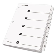 CRD60513 - Cardinal® OneStep® Printable Table of Contents and Dividers