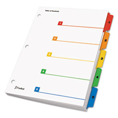CRD60518 - Cardinal® OneStep® Printable Table of Contents and Dividers