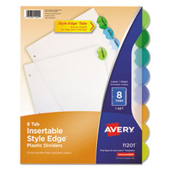 AVE11201 - Avery® Insertable Style Edge™ Tab Plastic Dividers