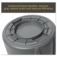 RCP2620WHI - Rubbermaid® Commercial Vented Round Brute® Container