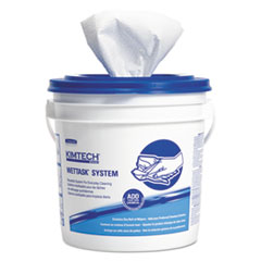 Kimberly Clark Professional Task Wipe Kimtech Prep White NonSterile Hydroknit 12 X 12-1/2 Inch Disposable, 60/RL
