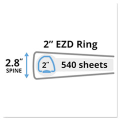 AVE09501 - Avery® Durable View Binder with DuraHinge® and EZD® Rings