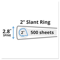 AVE17032 - Avery® Durable View Binder with DuraHinge® and Slant Rings