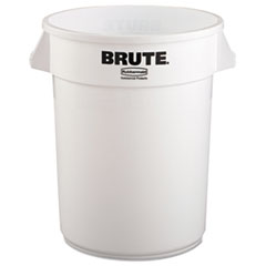 RCP2632WHI - Rubbermaid® Commercial Vented Round Brute® Container