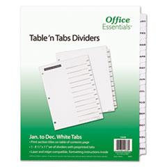 AVE11678 - Office Essentials™ Table 'n Tabs® Dividers