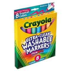 CYO587816 - Crayola® Tropical Color Washable Markers
