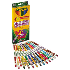 CYO682424 - Crayola® Erasable Color Pencil Set