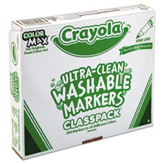 CYO588211 - Crayola® Ultra-Clean Washable™ Marker Classpack®