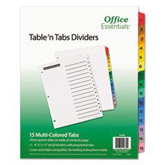 AVE11675 - Office Essentials™ Table 'n Tabs® Dividers