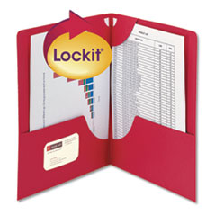 SMD87980 - Smead™ Lockit® Two-Pocket Folders in Textured Stock