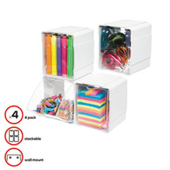 DEF421103 - deflecto® Tilt Bin® Interlocking Storage Organizer