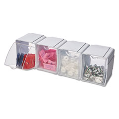 DEF421103 - deflecto® Tilt Bin® Interlocking Storage Organizer