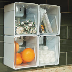 DEF421103 - deflecto® Tilt Bin® Interlocking Storage Organizer