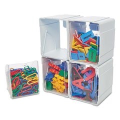 DEF421103 - deflecto® Tilt Bin® Interlocking Storage Organizer