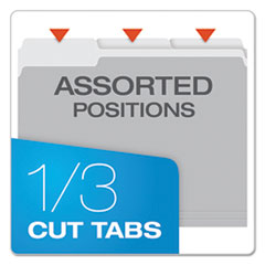 PFX15213GRA - Pendaflex® Colored File Folders