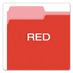 PFX15213RED - Pendaflex® Colored File Folders
