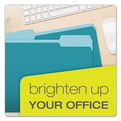 PFX15213TEA - Pendaflex® Colored File Folders