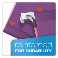 PFX415315VIO - Pendaflex® Colored Reinforced Hanging Folders