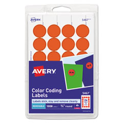AVE05467 - Avery® Printable Self-Adhesive Removable Color-Coding Labels