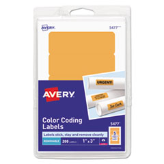 AVE05477 - Avery® Printable Self-Adhesive Removable Color-Coding Labels
