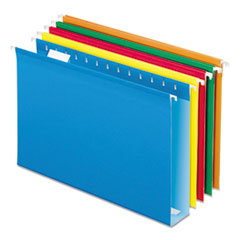 PFX5143X2ASST - Pendaflex® Extra Capacity Reinforced Hanging File Folders with Box Bottom