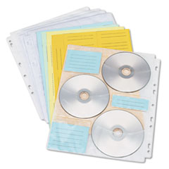 IVR39301 - Innovera® CD/DVD Three Ring Binder Pages