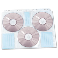 IVR39301 - Innovera® CD/DVD Three Ring Binder Pages