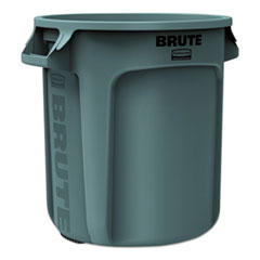 RCP2610GRA - Rubbermaid® Commercial Vented Round Brute® Container