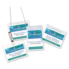 AVE2922 - Avery® Heavy-Duty Secure Top™ Name Badge Holders