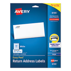 AVE8195 - Avery® Easy Peel® White Address Labels with Sure Feed® Technology