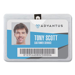 AVT75456 - Advantus ID Badge Holders with Clip