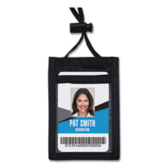 AVT75453 - Advantus ID Badge Holders With Convention Neck Pouch