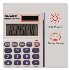 SHREL243SB - Sharp® EL-243SB Solar Pocket Calculator