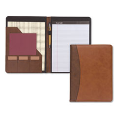 SAM71656 - Samsill® Two-Tone Padfolio with Spine Accent