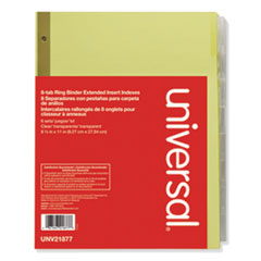 UNV21877 - Universal® Deluxe Extended Insertable Tab Indexes
