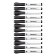 UBR2922U0012 - U Brands Medium Point Low-Odor Dry-Erase Markers with Erasers