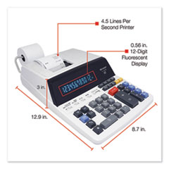 SHREL1197PIII - Sharp® EL1197PIII 12-Digit Commercial Printing Calculator