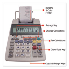SHREL1750V - Sharp® EL-1750V Two-Color Printing Calculator