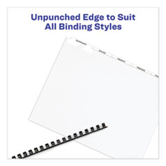 AVE11431 - Avery® Print & Apply Index Maker® Clear Label Unpunched Dividers with Easy Apply Printable Label Strip for Binding Systems