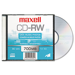 MAX630011 - Maxell® CD-RW Rewritable Disc