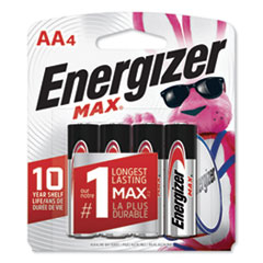 EVEE91BP4 - Energizer® MAX® Alkaline AA Batteries