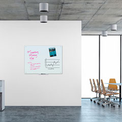 UBR3972U0001 - U Brands Magnetic Glass Dry Erase Board Value Pack