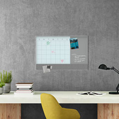 UBR3197U0001 - U Brands 3N1 Magnetic Glass Dry Erase Combo Board